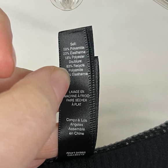 For Love And Lemons Black Sports Bra - Picture 6 of 7